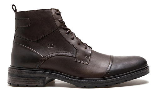 Bota Masculina Couro Democrata Astro Garage Cano Médio Macia