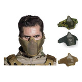 Mascara Malla Metalica + Tela Mask Gotcha Paintball Airsoft