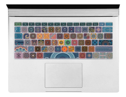 Protector De Teclado De Colores Mandalas Para Surface Laptop