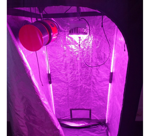 Carpa Indoor Pro Box + Luz Led Growtech + Extractor