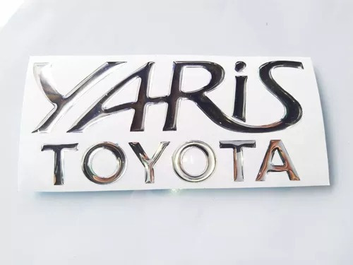 Emblema Palabra Toyota Yaris  De La  Maleta  Foto 3