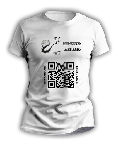 Remeras Infantiles Personalizadas Qr Pescado Rabioso - 4022