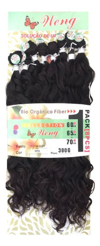 Cabelo Orgânico Liso Ond Hair 70cm 260 Gr + 20 Tic Tac