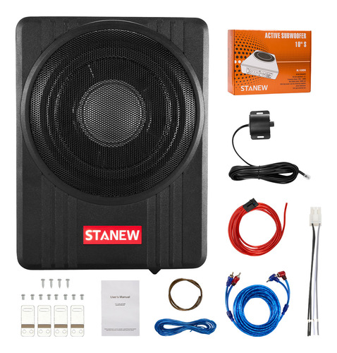 Bocina Subwoofer Amplificado Stanew De 10 In 600w Para Auto