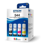 Epson T544  Kit Pack 4 Botella Epson T544 L3110 L3150 L5190