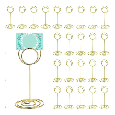 25 Pcs Soportes Para Números De Mesa, Clip Para Papel, Titular Clips Mesa De Oficina, Para Bodas, Fiestas De Aniversario, Oficina, Papel Waikil | MercadoLibre