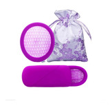 Disco Menstrual Morado + Estuche + Bolsa Certificada