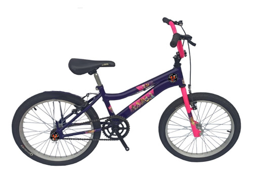 Bicicleta Para Niña Rin 20 De 8 Años En Adelante Rosada Uva
