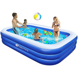 Semai - Piscina Inflable Para Familia, 152.8 X 71.7 X 19.7