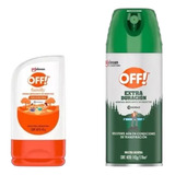 Repelente Mosquitos Off Crema 60g + Aerosol Extra Duracion 