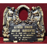 Placa Recordatoria Cementerio 32x28 Fundicion De Bronce Foto