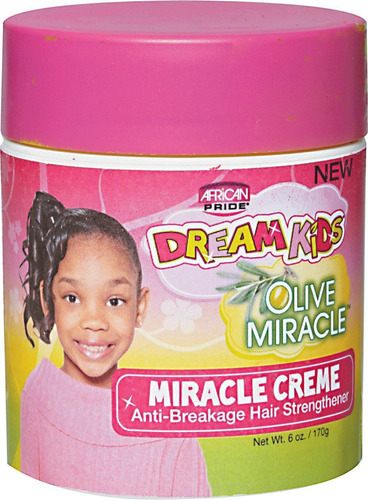 African Pride Dream Kids Olive Miracle Miracle Crema 6 Onzas