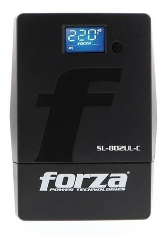 Ups Interactiva Forza Sl-802ul-c 800va/450w 220v - 3 Salidas