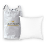 Relleno Para Cojín Monarca Microfibra Lavable 40x40 1 Pz Color Blanco Diseño De La Tela Liso