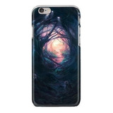 Funda Celular Protector Bosque Oscuro Noche Luna Todos *