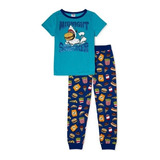 Pijama Niño 2 Piezas Pantalón/playera Manga Warner Bros Set