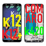 Tela Frontal Original LG(c Aro) K12+ (x420)+película 3d+capa