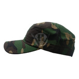 Gorra Quepi Tactico Camuflado Woodland Rip Stop Army Militar