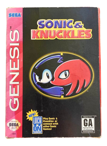 Juego Sonic & Knuckles Original Para Sega Génesis Importado
