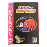 Juego Sonic & Knuckles Original Para Sega Génesis Importado