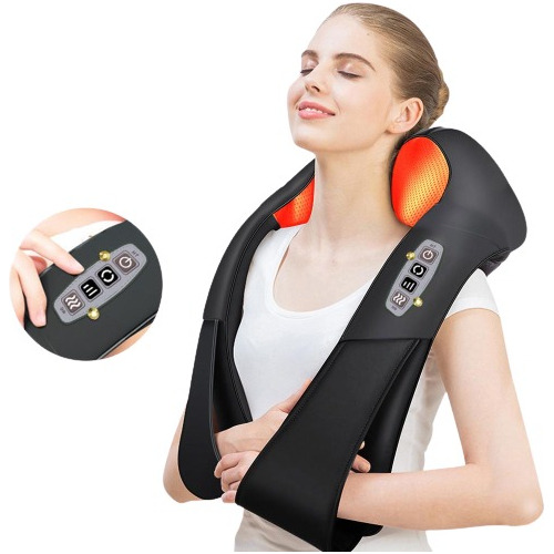 Colete Massageador Shiatsu Cervical Ombro Pescoço Bivolt