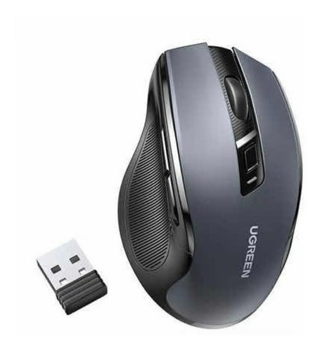 Ugreen Mouse Sem Fio Ergonômico 4000 Dpi Design Silencioso Cor Preto