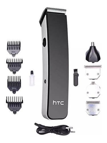 Maquina Barbera Patillera Htc 5 En 1 Inalámbrica Recargable