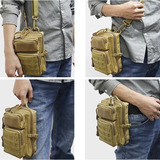 Bolso Táctico Mollle Army Para Hombre, Bolso Deportivo