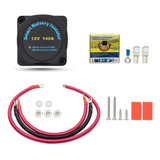 Aislador De Batería Dual De 12 V 140 A Con Kit De Cable De C