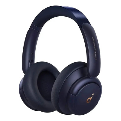 Audífonos soundcore Q30, Cancelación Híbrida De Ruido Activa, Sonido Hi-res, Autonomía de 40h, Modos Multifunción, Diadema Gamer Almohadillas Suaves, Carga Rápida, Color Azul | Meses sin interés