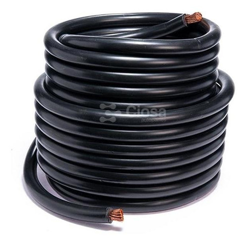 Cable Para Acumulador Automotriz Calibre 1/0 Negro 10 Mts