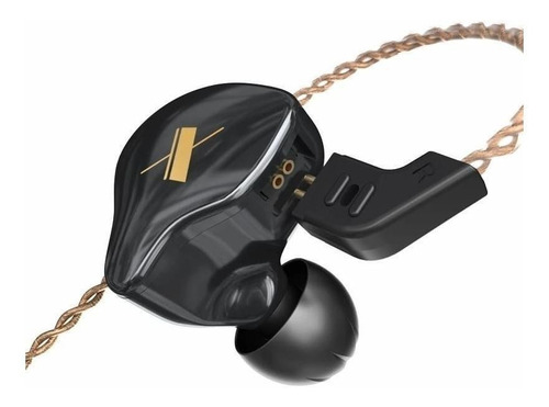 Audífonos In-ear Gamer Kz Edx Color Negro 