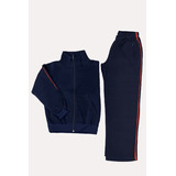 Campera Deportiva Frisada Colegial T 6, 8 Y 10