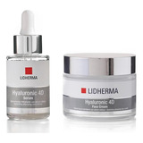 Kit Hyaluronic 4d Face Cream Y Serum Hialuronico Lidherma