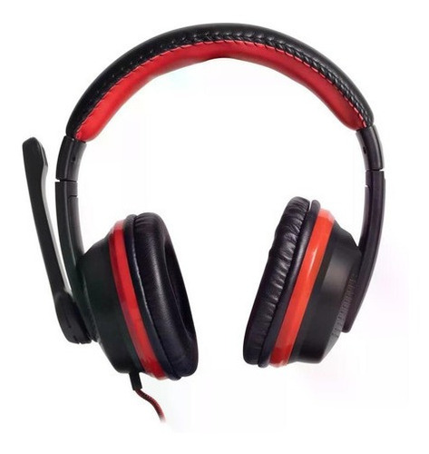 Headset Gamer Fortrek Spider Black P3 40mm - Preto/vermelho