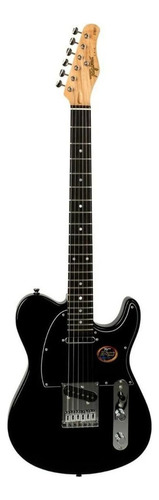 Guitarra Elétrica Tagima Brasil T-910 Telecaster De  Cedro Black Com Diapasão De Madeira De Marfim