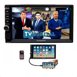Central Multimídia Mp5 2 Din Com Tv Digital First Option