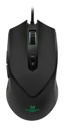 Mouse Gamer Monster Thunderstorm Rgb 6 Botones 6400 Dpi 1.6m