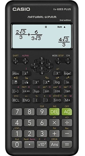 Calculadora Científica Casio Fx-82es Plus 2ª Ed 252 Funções