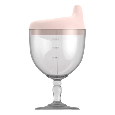 Copa De Vino Baby Sippy Cup For Bebés Con Biberón, Alta, Cr