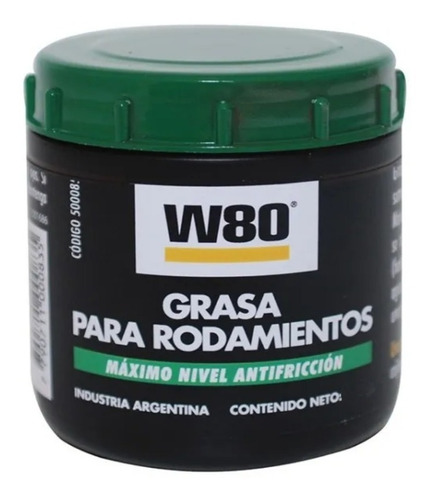 Grasa Rodamientos Rulemanes W80 Pote 100gr  