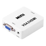 Adaptador Vga A Hdmi Conversor Full Hd Con Audio Alta Calida