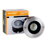 Empotrable Piso 14w Luz Cálida Led Satinado Tecnolite Momo