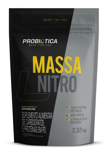 Hipercalorico Massa Nitro 2,52 Kg - Probiotica