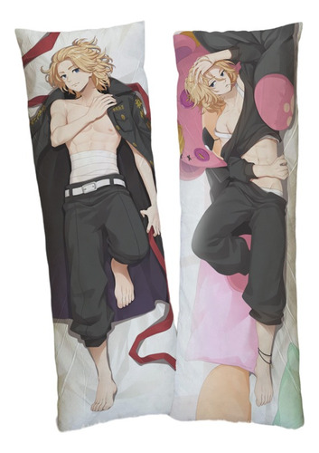 Tokyo Revengers Anime Dakimakura Funda Para Almohada