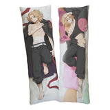 Tokyo Revengers Anime Dakimakura Funda Para Almohada