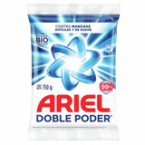 Detergente En Polvo Ariel Doble Poder X10 Unidades 750g C/u