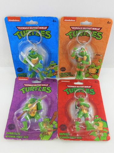 Tortugas Ninja Tmnt Figuras  Llaveros 