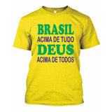 Camiseta Bolsonaro Presidente Brasil Acima De Tudo