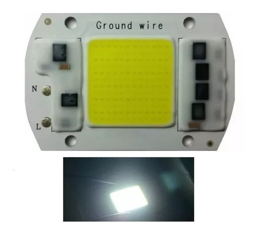 Led 100w 220v Blanco Frio Chip Repuesto Smd Alta Potencia